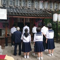 修学旅行　２日目　班別行動中