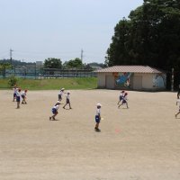 暑いけれども，がんばっています！