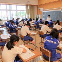 授業の様子　２年１組