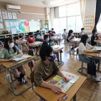 気温が高くても，全集中です！
