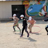 汗をかくくらい，遊んでいましたね！