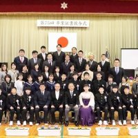 幸久小学校最後の卒業式，感動をありがとう！