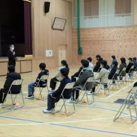 １月２７日（金）　世矢中学校新入生及び保護者説明会　