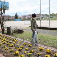 水まき，ごくろうさま！ありがとう！