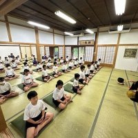 宿泊学習２日目　座禅体験