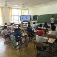 ５、６年生の授業（4/26）の様子です