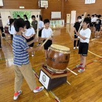 地域の伝統を受け継ぐ　天神ばやし太鼓