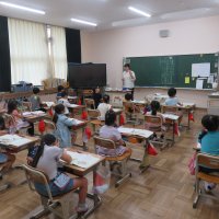 １、２年生の授業（6/28）の様子です