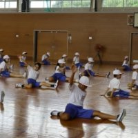 ６年生　陸上記録会の練習が始まりました