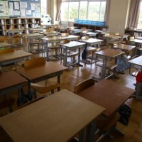 今日は、３年生は学年閉鎖でした。