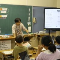 ５年生　社会科の授業