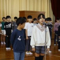４年生を励ます会