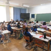 ３、4年生の授業（12/5）の様子です