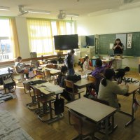 ５、６年生の授業（12/6）の様子です