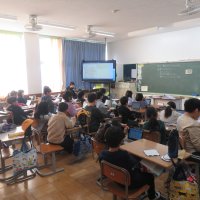 ３、4年生の授業（12/17）の様子です