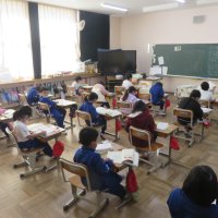 １、２年生の授業（12/20）の様子です