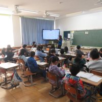３、4年生の授業（12/20）の様子です