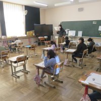 １、３年生の授業（12/23）の様子です