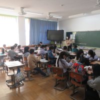 ３、4年生の授業（1/8）の様子です