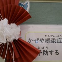 保健室前の廊下で、1日1回の運試し