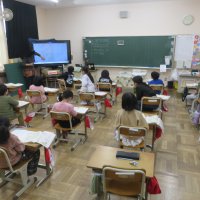 １、２年生の授業（1/20）の様子です