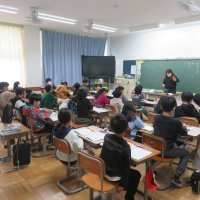 ３、4年生の授業（1/21）の様子です