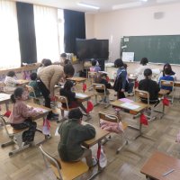 １、２年生の授業（1/23）の様子です
