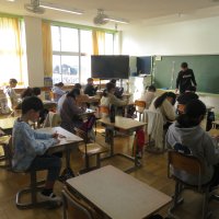５、６年生の授業（1/23）の様子です