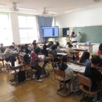 ３、4年生の授業（1/24）の様子です