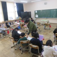 １、２年生の授業（1/30）の様子です