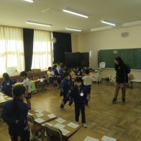 １、２年生の授業（1/31）の様子です
