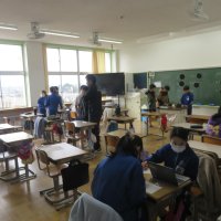 ５、６年生の授業（2/3）の様子です