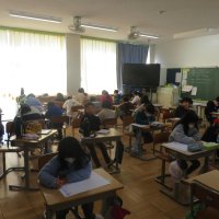 ３、4年生の授業（2/10）の様子です