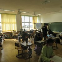 ５、６年生の授業（2/17）の様子です