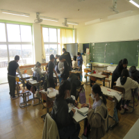 ５、６年生の授業（2/18）の様子です