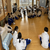 ３年生を送る会に向けて準備中！