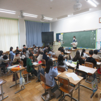 ３、４年生の授業（3/3）の様子です