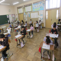 １、２年生の授業（3/6）の様子です