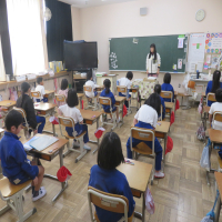 １、２年生の授業（3/11）の様子です