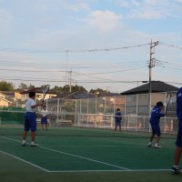県北大会に向けて　男子テニス部