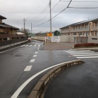 横断歩道ができました