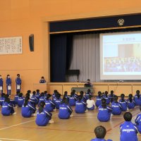 本日の１年生　生徒会オリエンテーション