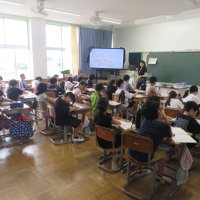 ３、4年生の授業（9/3）の様子です