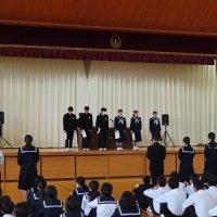 後期学級委員任命式