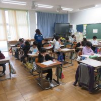 ３、4年生の授業（11/18）の様子です