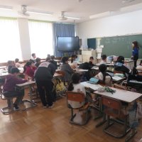 ３、4年生の授業（11/22）の様子です