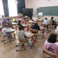 １、２年生の授業（1/29）の様子です