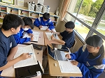 ２年生職場体験打合せ準備