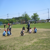 ５月８・９日　愛校作業　運動会練習風景①