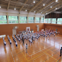 運動会全体練習（5/19）を行いました